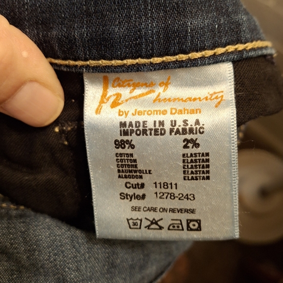 Citizens of Humanity by Jerome Dahan Ava Low Rise Straight Leg Jeans.  - Picture 7 of 16